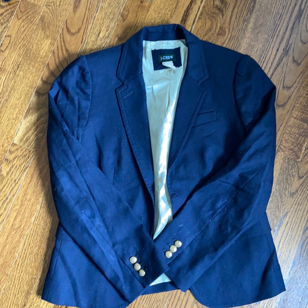 Jcrew Schoolboy Blazer - Navy - size 4